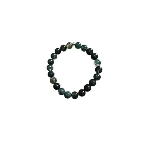 Bracelet agate mousse 8mm