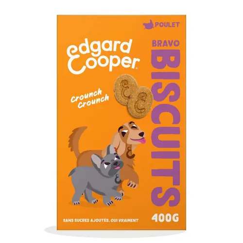 Friandises pour chien adulte au poulet biscuits Edgard & Cooper - 400 g