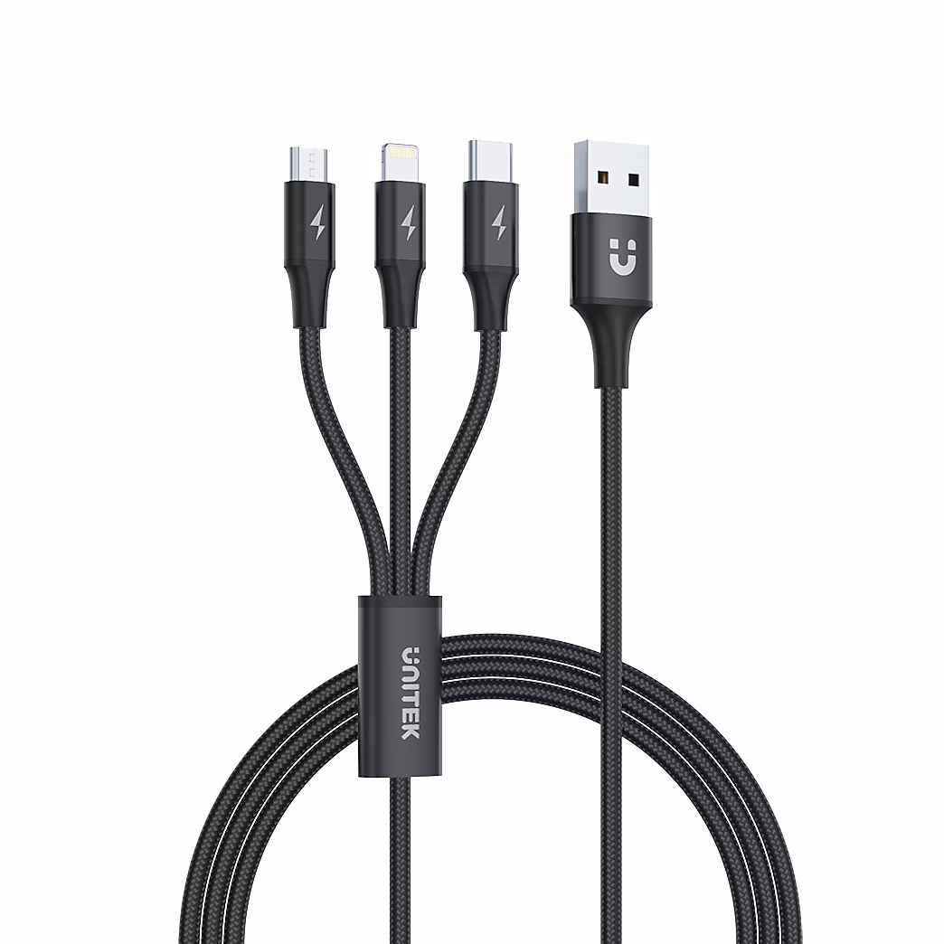 Câble USB 3 en1 1.50 mètre UNITEK – Réf. UZMOLWEHS1375544930