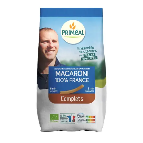Macaronis complets PRIMEAL 500 g