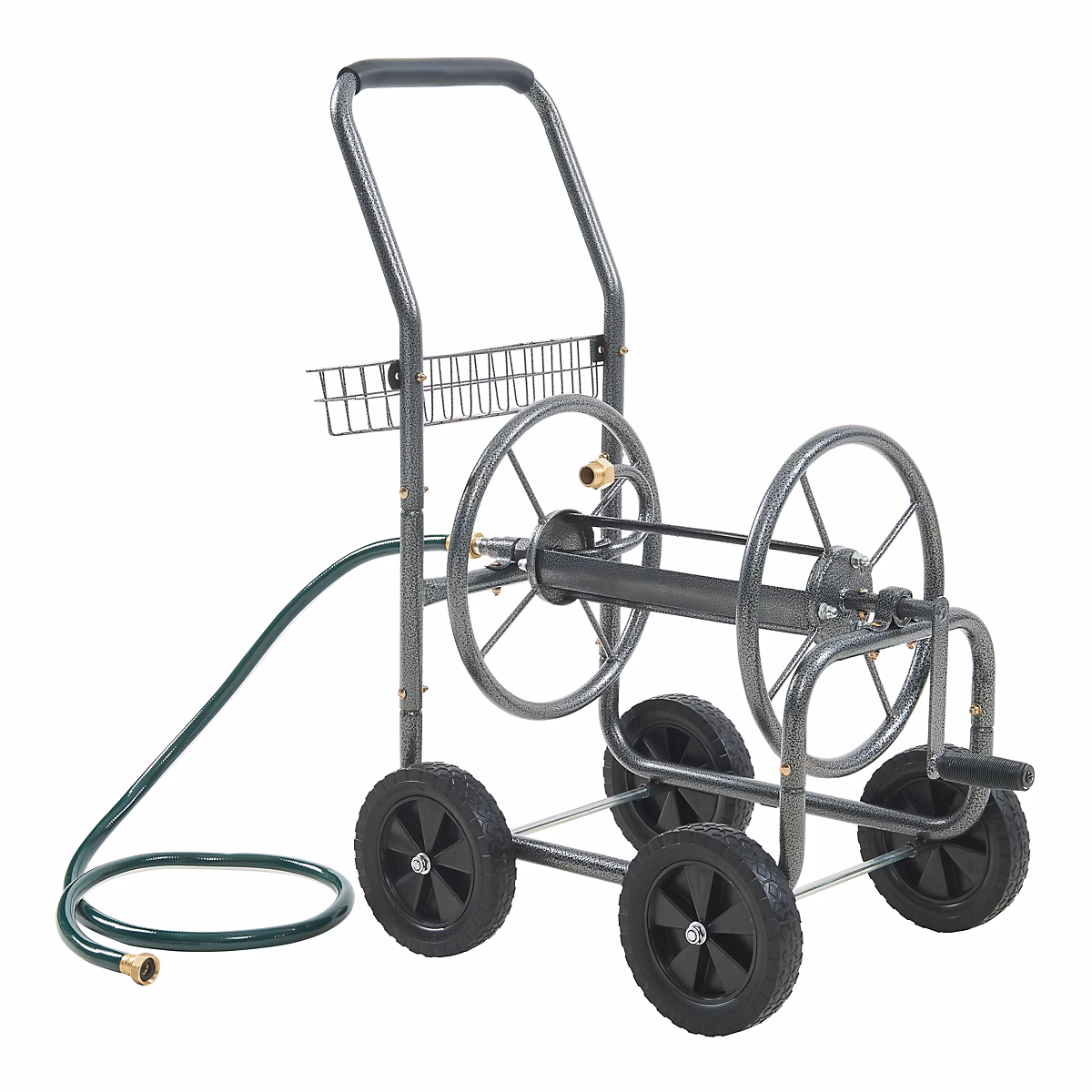 Enrouleur de tuyau Gelibolu 3/4 pouce pour tuyau 65 m gris pro.tec – Réf. AURPPFAXA3158360350
