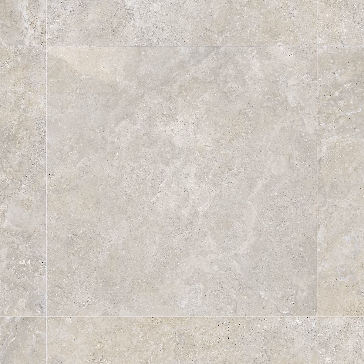 Carrelage effet Travertin Gris Beige 100 × 100 × 2 cm Castorel | Sol extérieur (vendu par carton de 1 m²) – RO'MA CARRELAGE