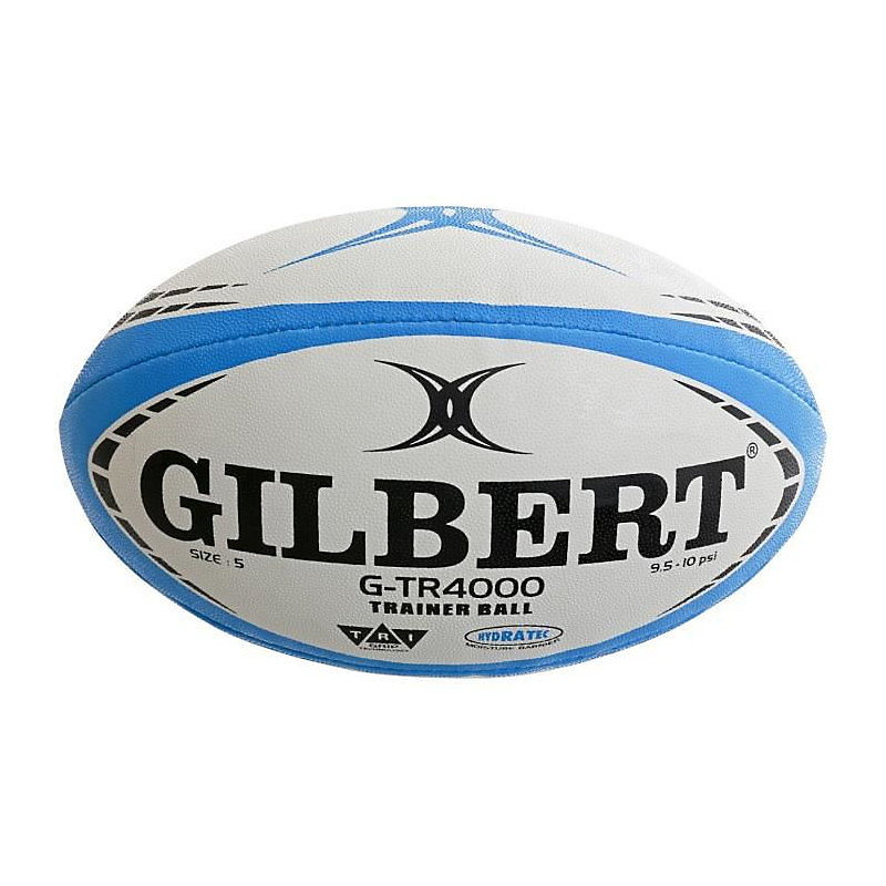 Ballon du rugby – GILBERT, G, TR4000, Taille 5, Ciel