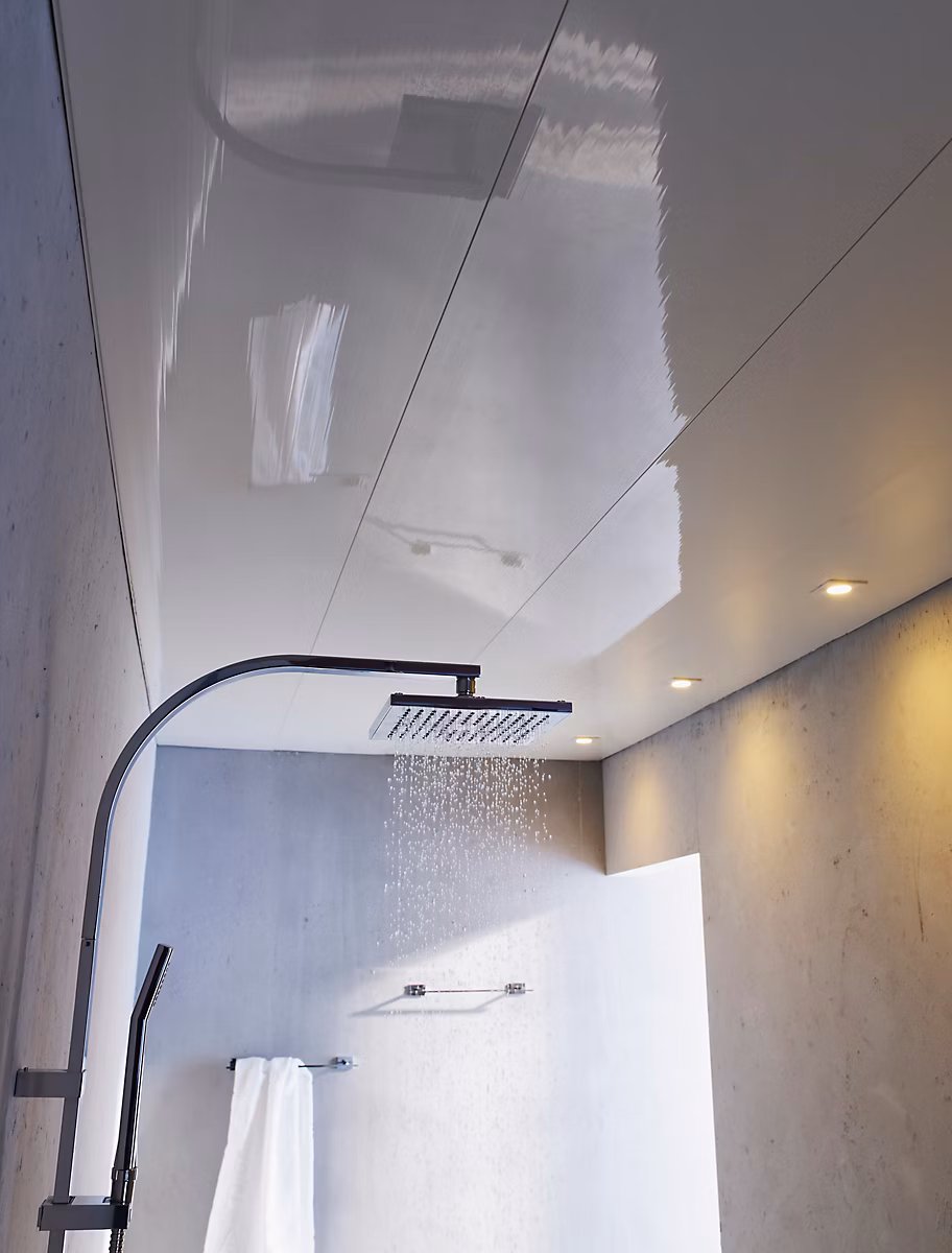 Lambris mural – Lambris pvc Colours blanc brillant Long.4 m (vendu à la botte)