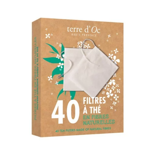 40 sachets filtres à thé Terre d’Oc