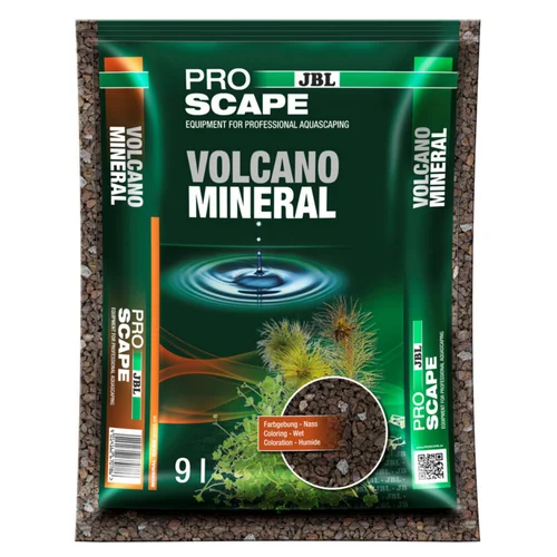 Sol de roche volcanique pour aquascaping coloris marron JBL Proscape Volcano Minéral - 9 L