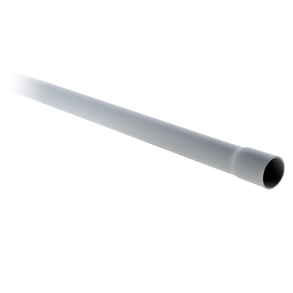 ZENITECH Tube irl tulipé ø20mm longueur 2m gris – Matériel de jardin