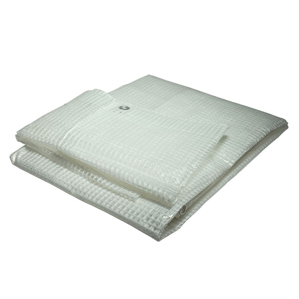 Bâche de jardin 2 × 3 m Armée transparente en polyéthylène 170g/m²