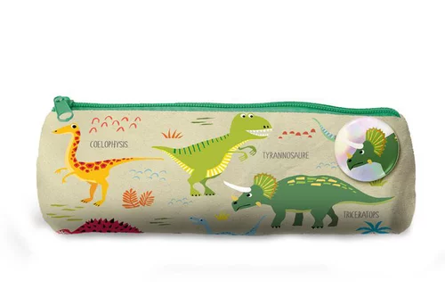 Trousse dinosaures multicolore Editions Cartes D’art - 23 cm