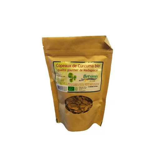 Copeaux de curcuma bio Betsimis - 100 g