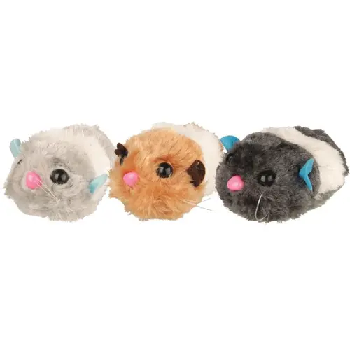 Jouet en peluche frétillant à remonter Trixie Souris - 8 cm