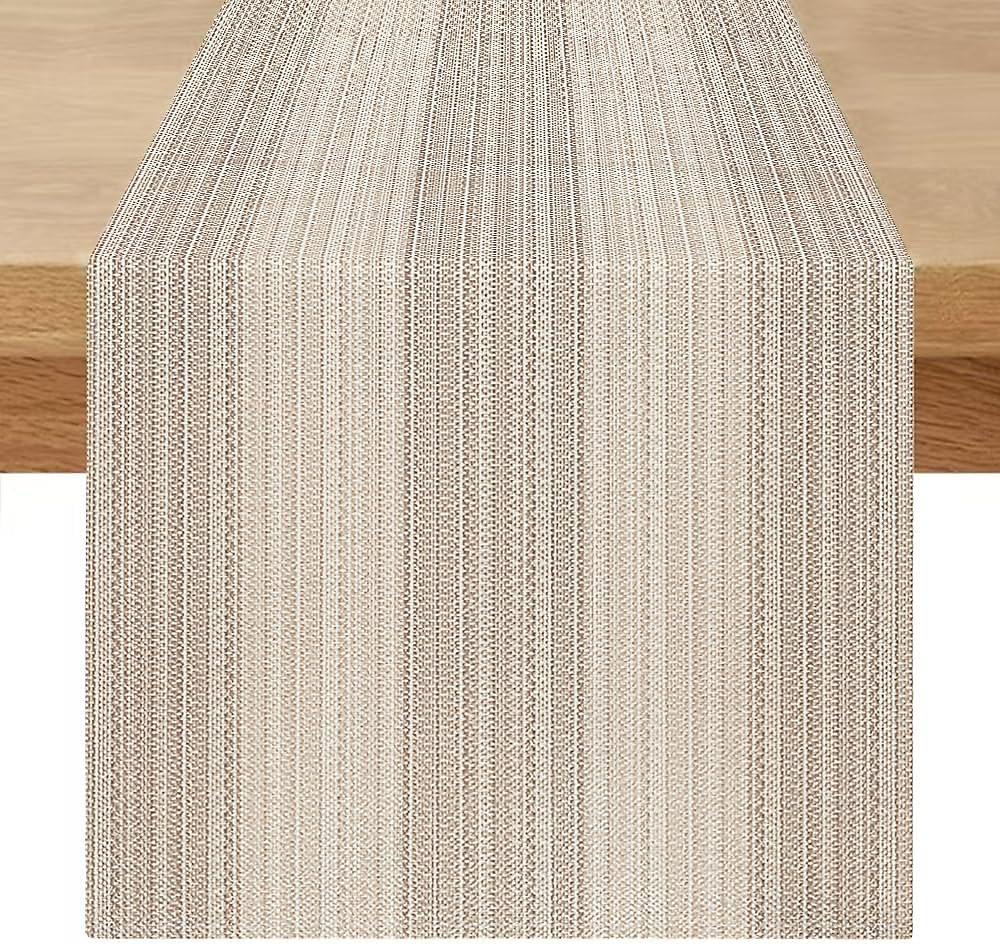 Chemin de Table Lin Crème 40 × 140 cm