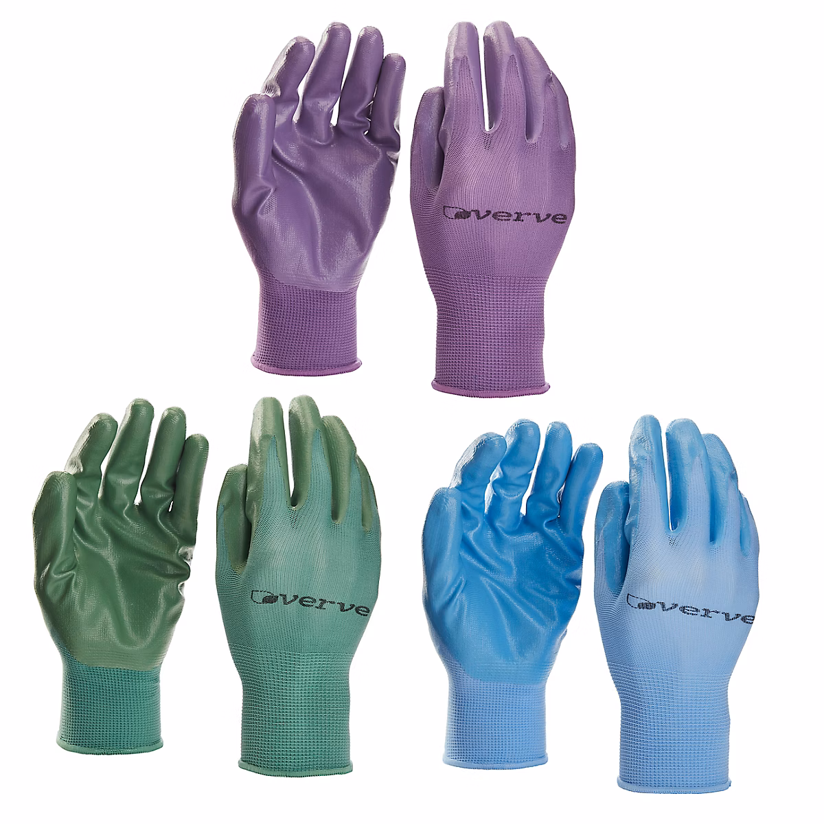 Gants nitrile Verve – paquet de 3 paires, Taille 8 (M)