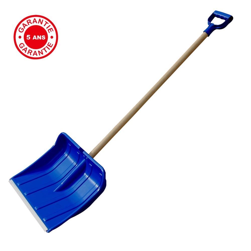 OUTILS PERRIN Poussoir à neige polypro 490 x 370 cm manche poignée plastique, outil pour le déneigement – Matériel de jardin