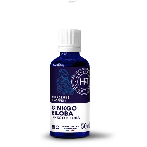 Complément alimentaire gemmo macérat ginkgo biloba bio Herbes et Traditions - 50 ml
