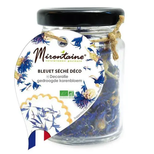 Bleuet séché bio en bocal Mirontaine - 9,5 g