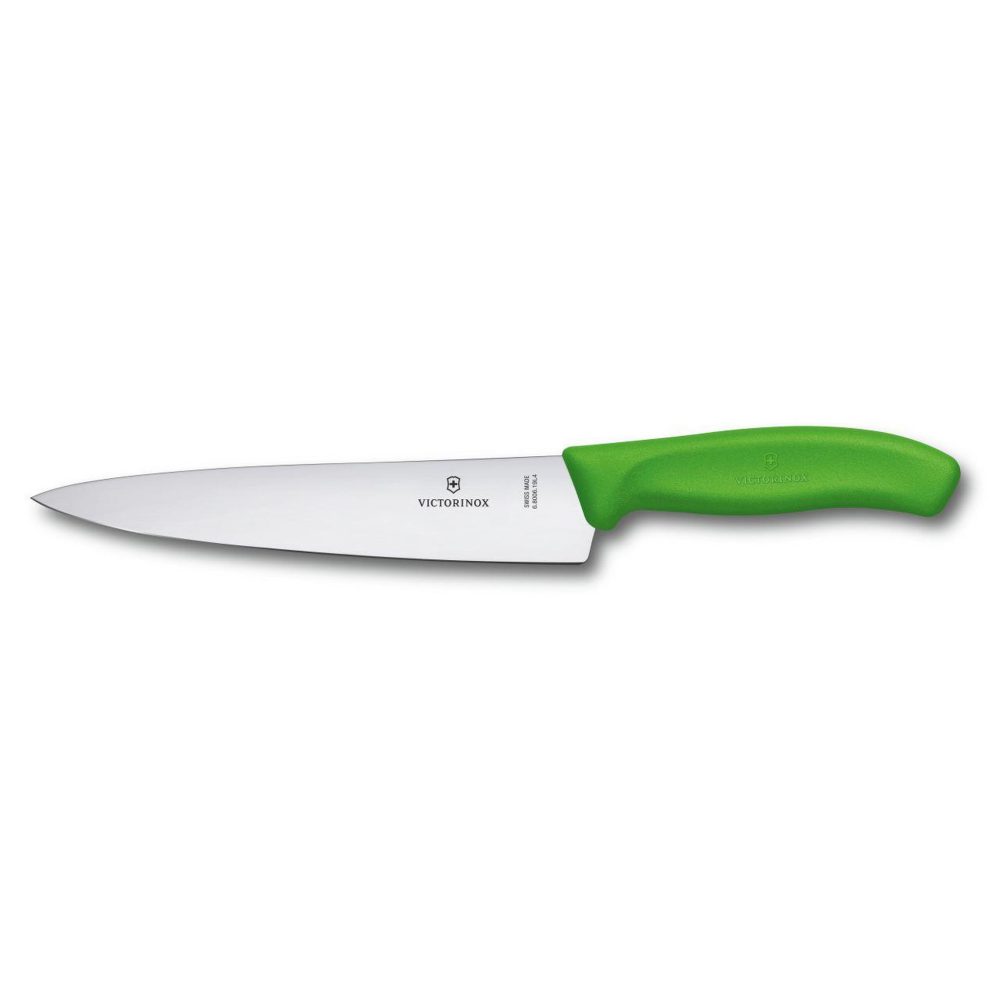 Victorinox Couteau à découper lame inox 19cm vert – 19cm 19 cm