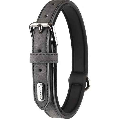 Collier Delu noir 38/48 x 2,5 cm