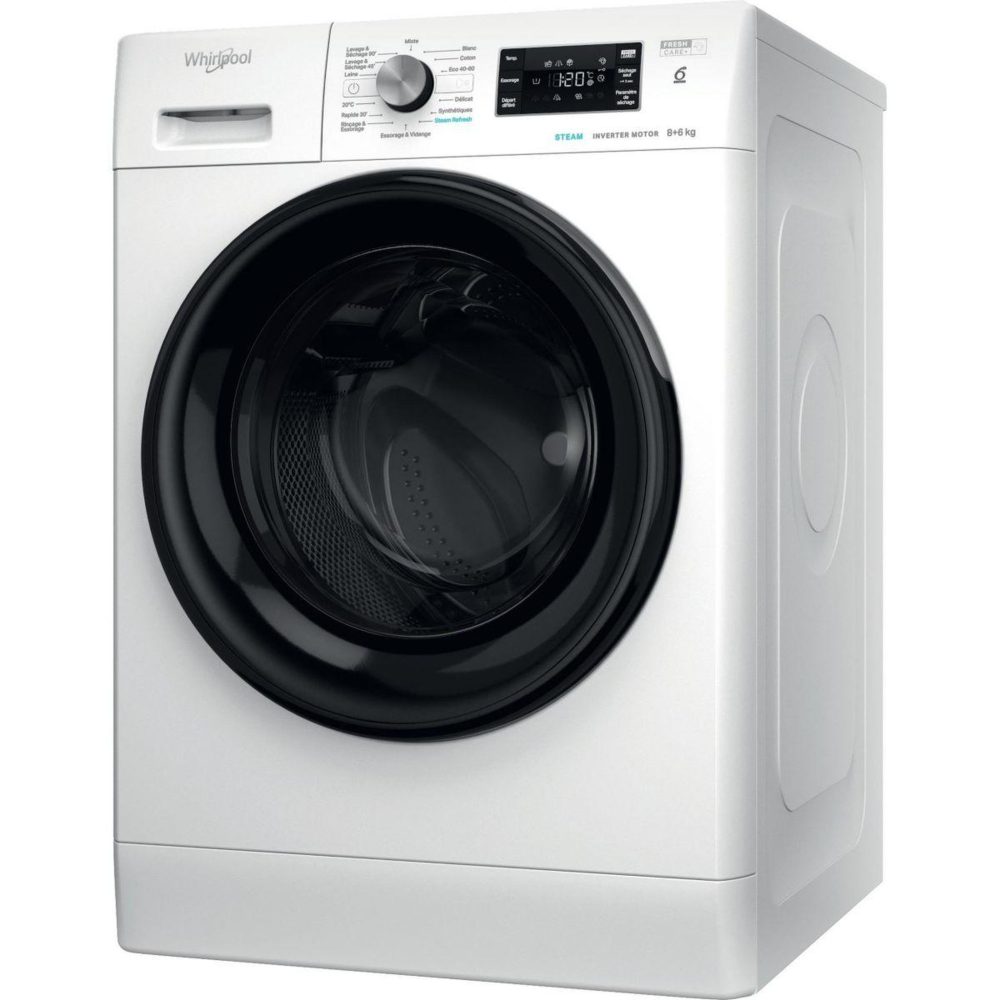 Whirlpool Lave linge séchant hublot ffwdb864489bvfr – Solutions extérieures