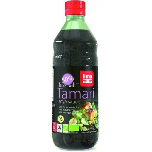 Tamari 50% de sel en moins Lima - 500 ml