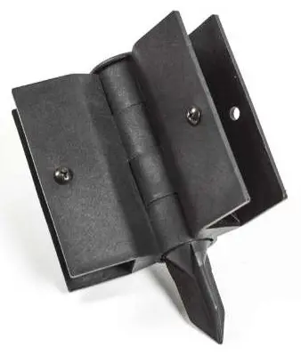 Charnière pour potager modulable en PVC recyclé coloris noir Mon Petit Potager - 16,5 x 14 x 4,3 cm