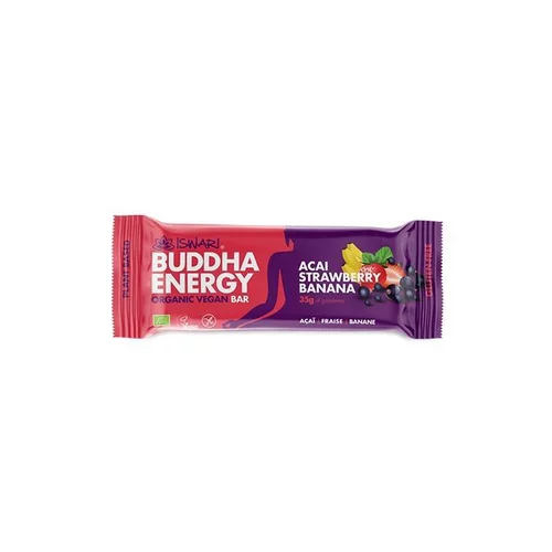 Barre Bouddha énergie açaÏ fraise et banane bio Iswari - 35 g