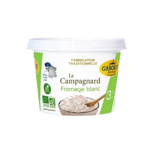 Fromage blanc 3% campagnard Gaborit - 500 g