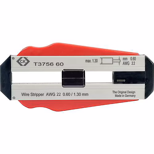 Dénudeur de fil C.K T3756 0 | 60 mm pour fils PVC et PTFE – butée réglable 50 mm