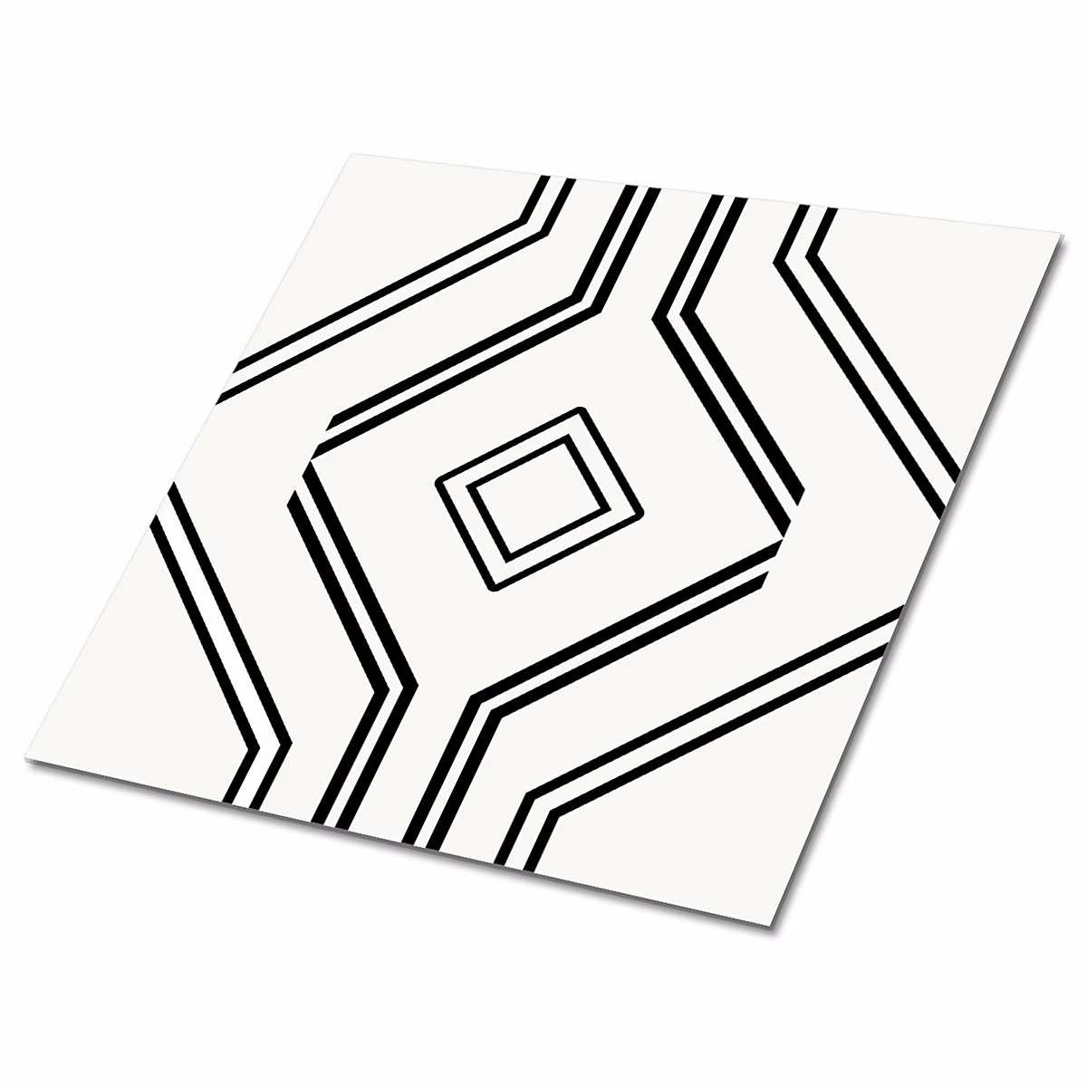 Carreaux vinyle Tulup 30 × 30 cm Traits géométriques 9 pcs