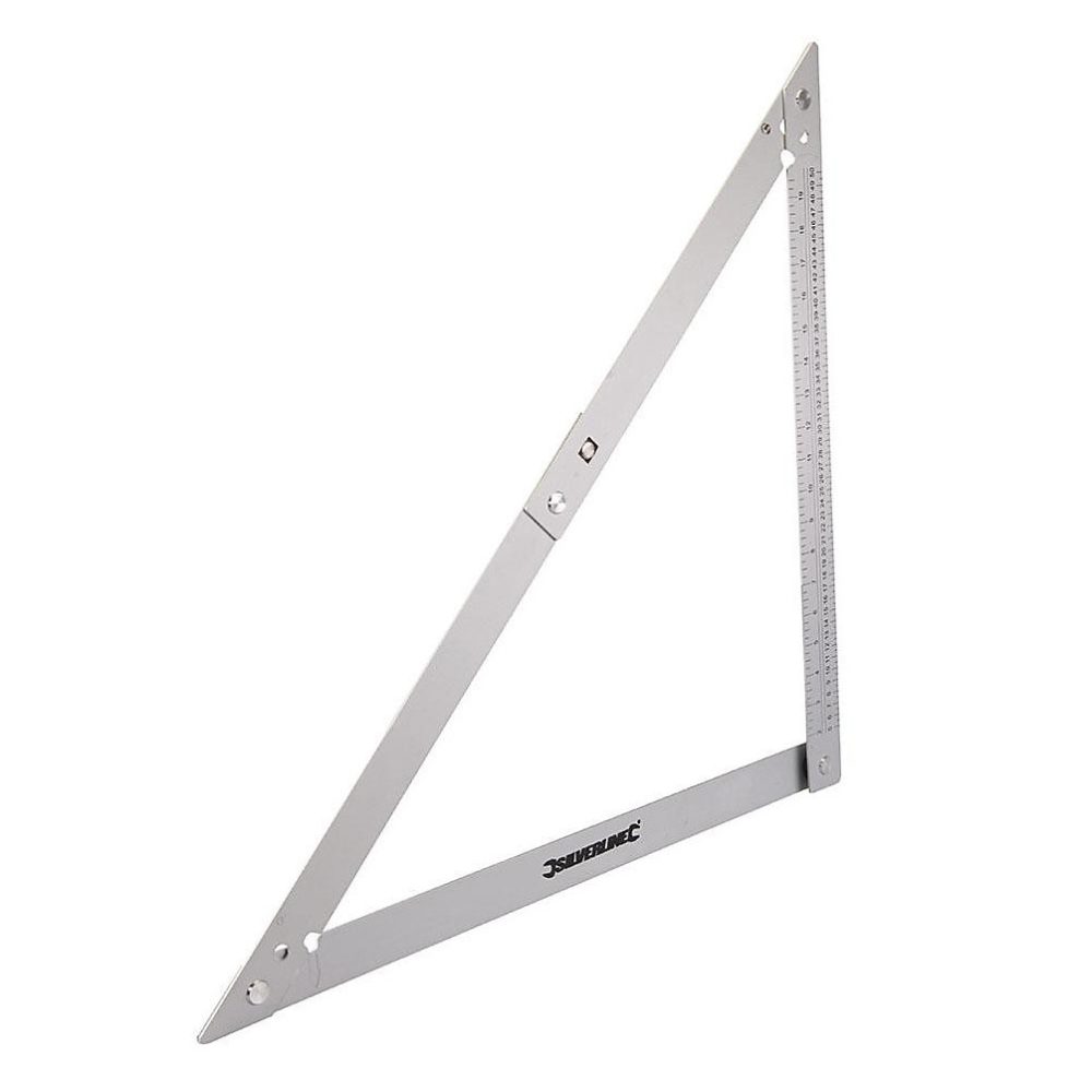 Équerre Pliante 600 mm – Précision et Robustesse, Outil Indispensable pour Menuiserie, Silverline