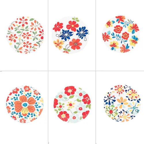 Dessous de plat en céramique décoré Bloom - Ø 20 cm