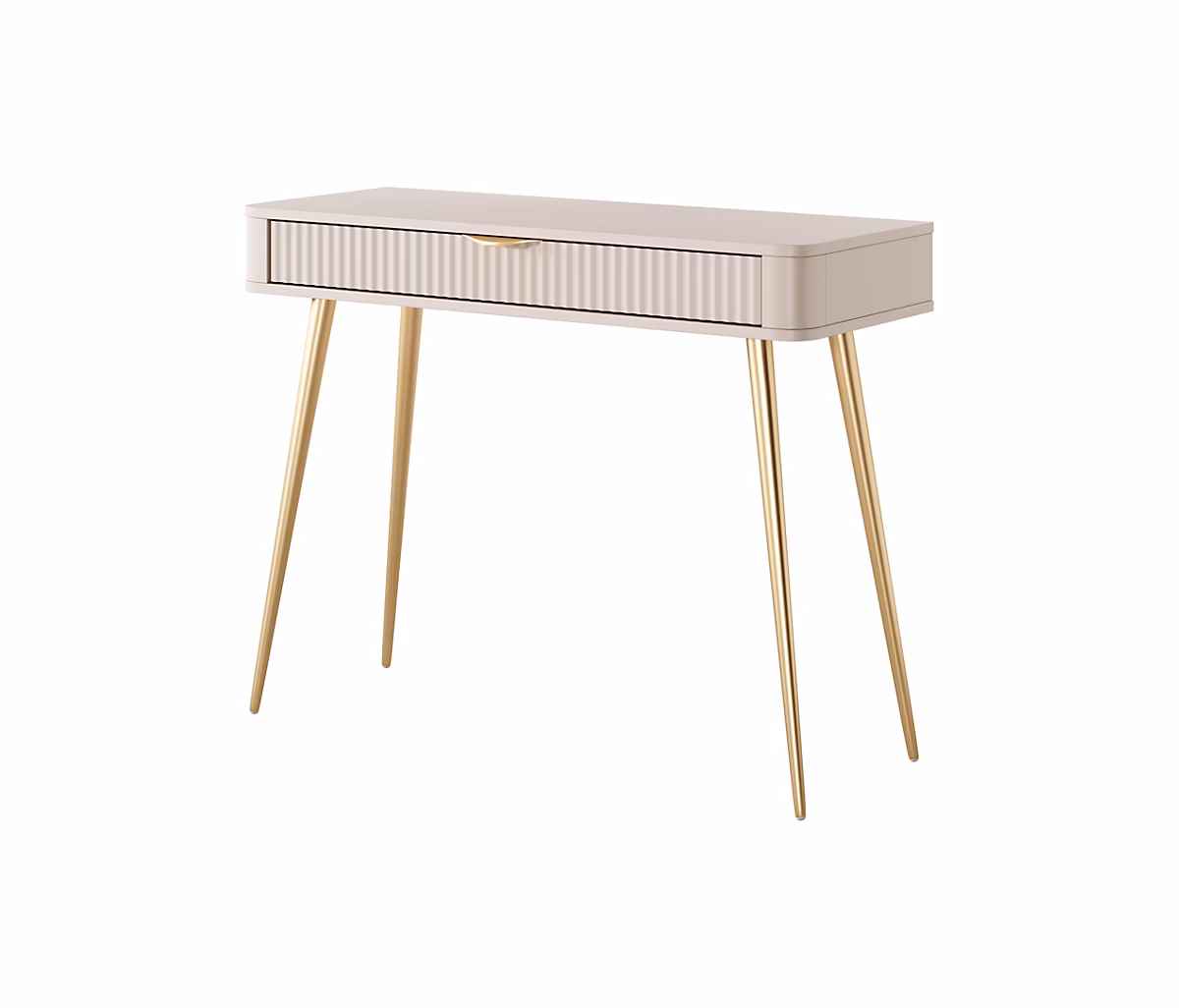 Coiffeuse : Beige – 100 × 38 × 78 cm