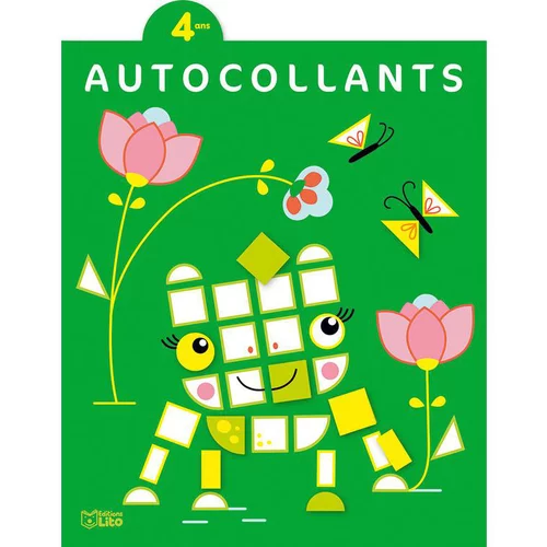 4 ans La Grenouille Autocollants Mosaïques 4 ans Éditions Lito