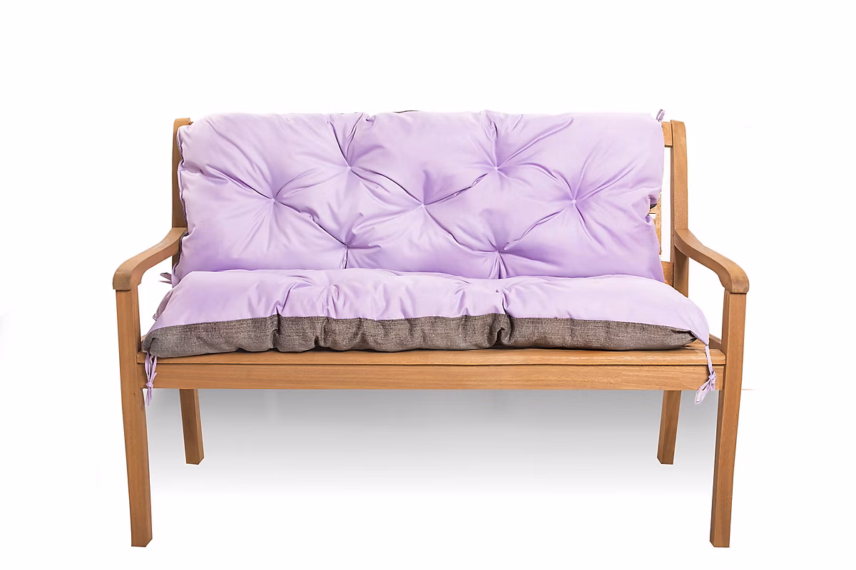 Coussin pour banc de jardin 140 × 50 × 50cm coussin de banc de jardin Violet coussin de balançoire coussin de banc extérieur