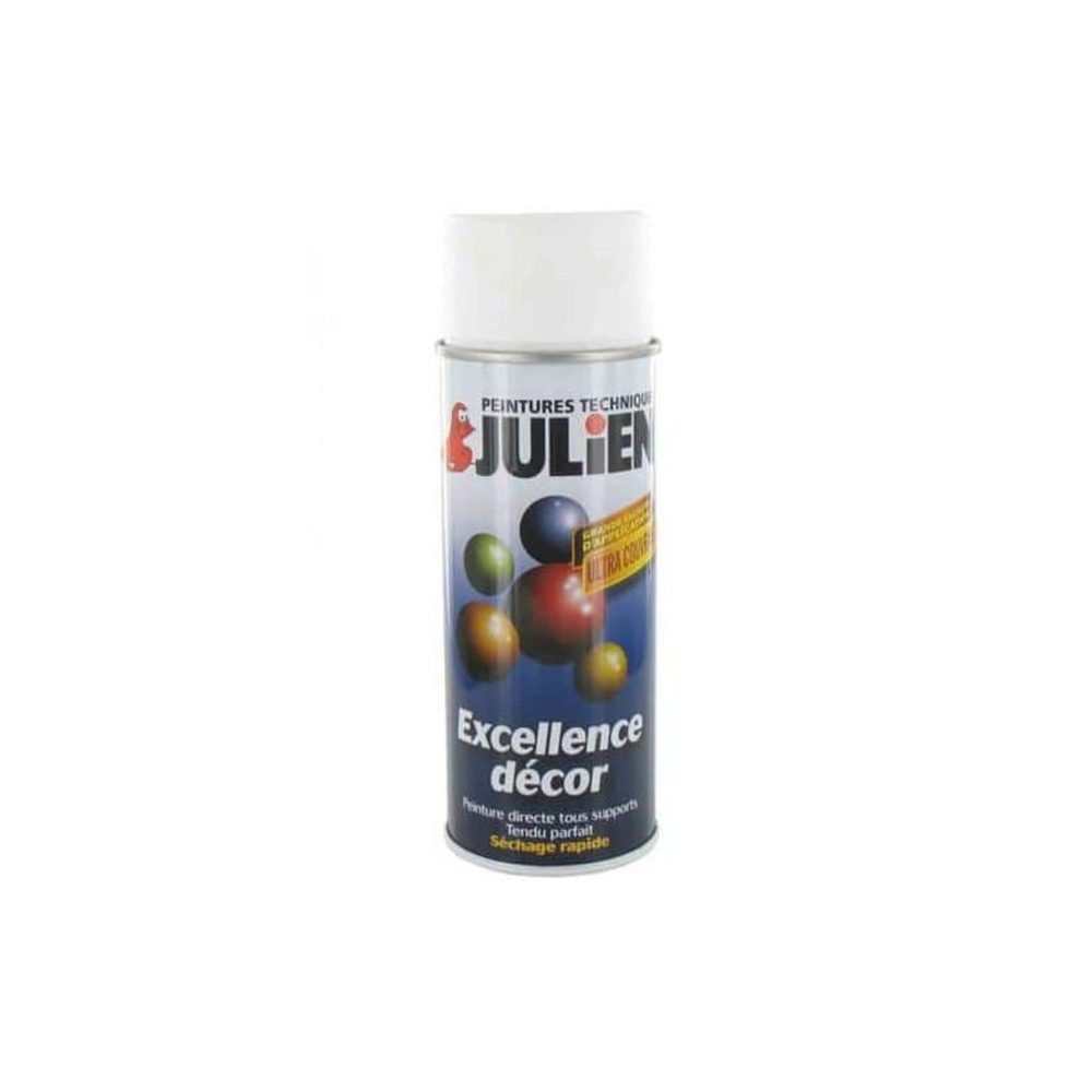 Julien Peinture aérosol Julien blanc mat 400ml Ral 9010 – Ambiance extérieure
