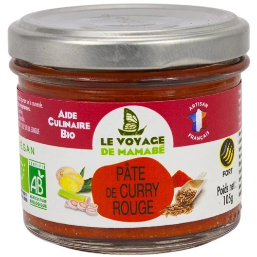 Pâte pour Curry rouge bio Le voyage de Mamabé - 105 g
