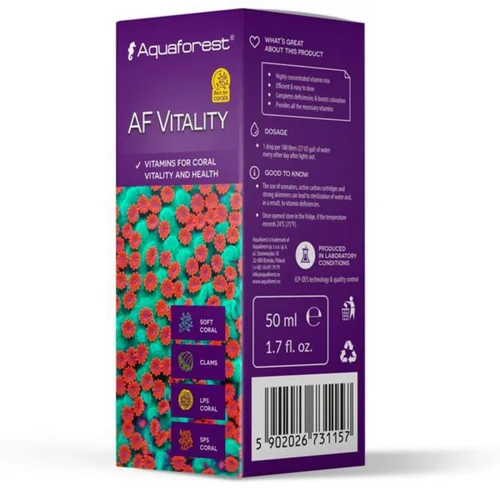 AQUAFOREST Vitality - Complément alimentaire pour coraux 50 ml