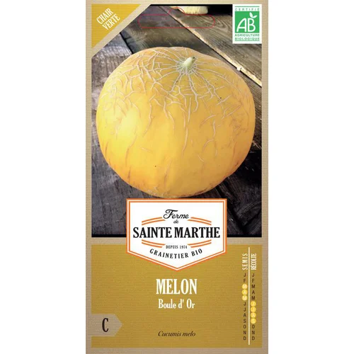 Graines de Melon boule d’or bio Ferme de Sainte Marthe - graines à semer