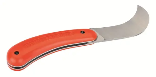 Serpette pliable outil coloris orange en bois Bahco - 9 x 2,2 x 19 cm