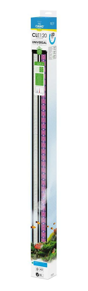 Rampe LED pour aquarium coloris noir Plantes Ciano - 120 cm