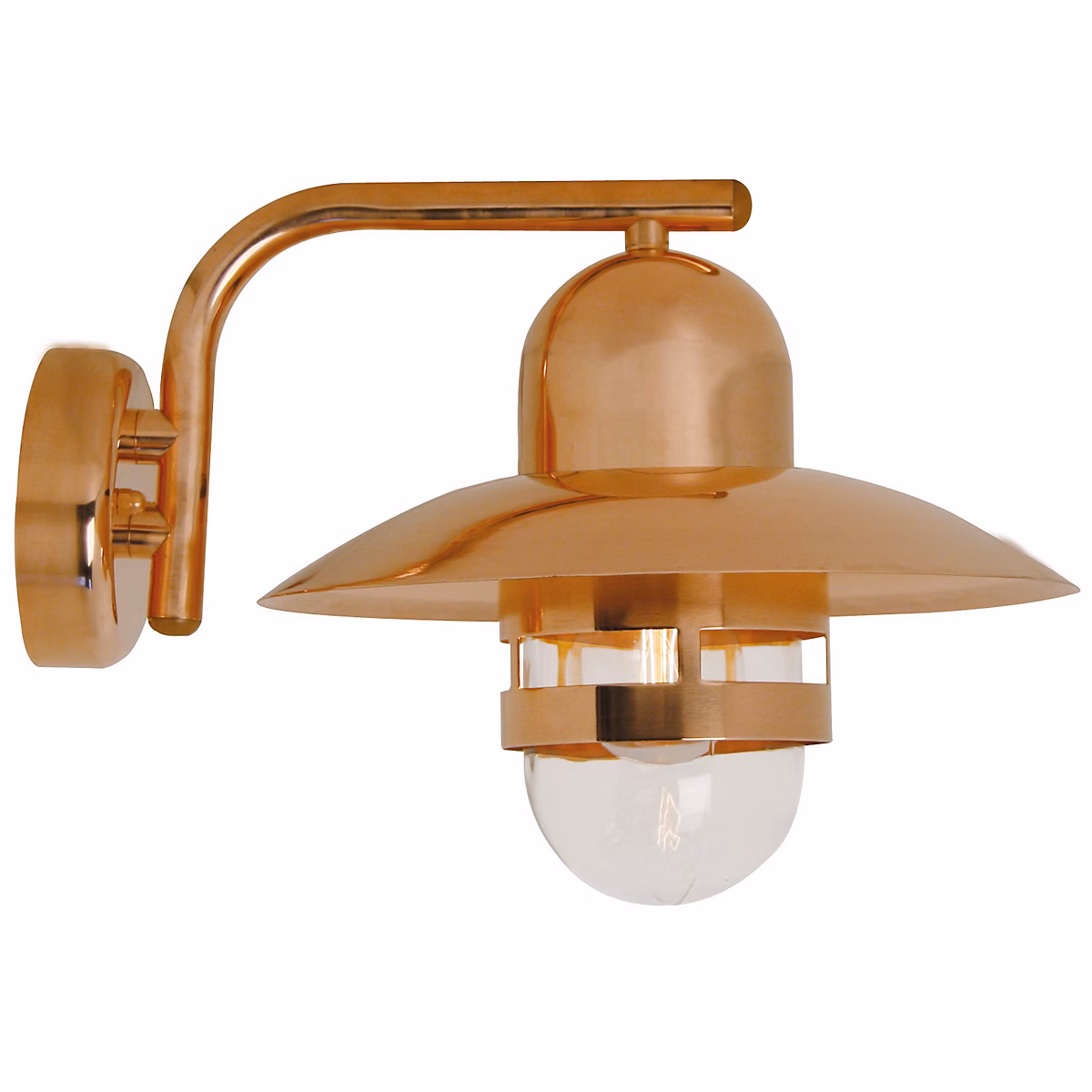 Applique murale NIBE Cuivre | H.24 – IP54 – E27 /Nordlux Extérieur