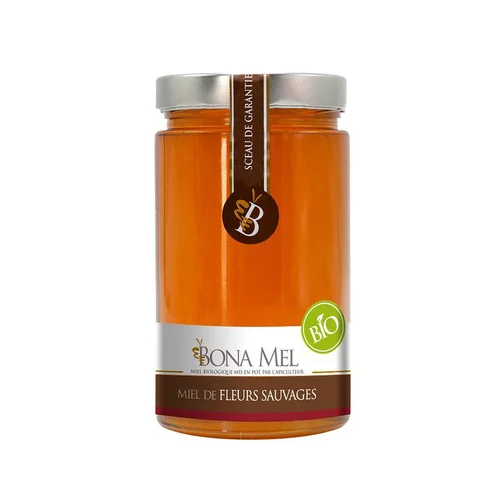 Miel de fleurs sauvages Bonamel pot en verre - 900 g