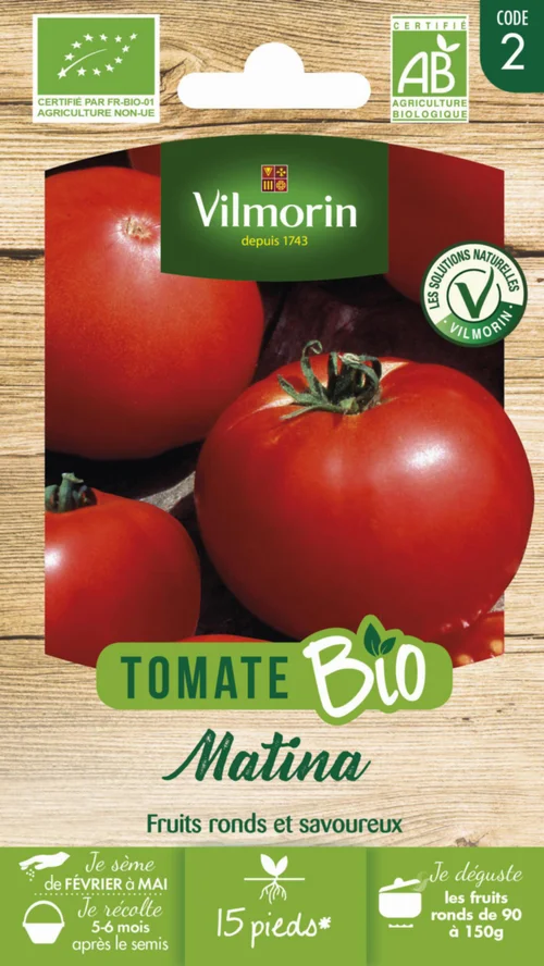 Tomate Matina Bio Vilmorin - graines à semer