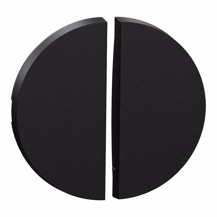 Enjoliveur pour va-et-vient ou poussoir double – Odace 2025, S949210, Schneider, Noir onyx