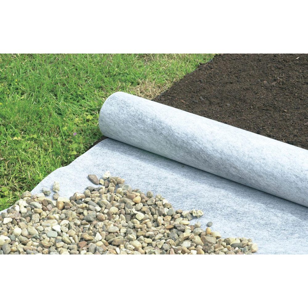 Nortene Feutre en rouleau Geotex 100 pour allées et terrasses 1 x 10 m