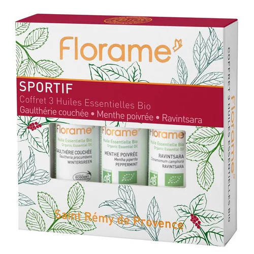 Coffret Sportif flacons 3 x 10 ml rouge