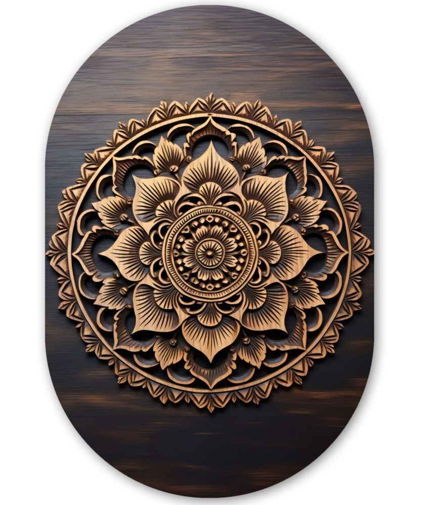 OVALE MURAL Mandala – 90 cm 3 mm