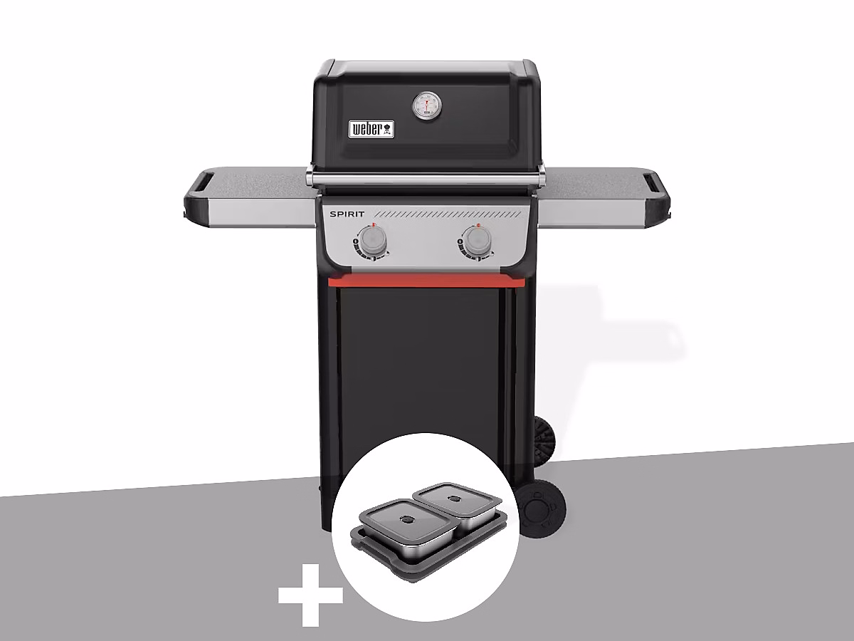 Barbecue à gaz Spirit E-210 + Kit de préparation et de service – Weber