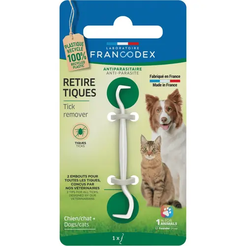 Retire tiques pour chien et chat Francodex