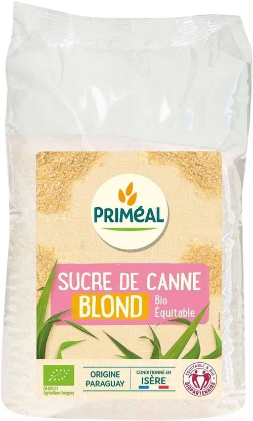 Sucre de canne blond équitable 1kg